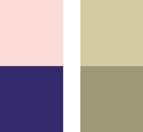 Présentation de deux exemple de contraste de valeur, le premier sur un contraste de couleur, le second sur une même couleur