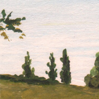 Des paysages en gouache
