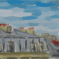 Des toits de Paris... et une grue

