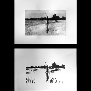 Seul sur l'eau