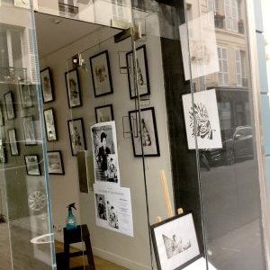 L'entrée de la galerie