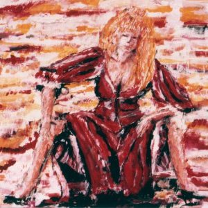 Femme à la robe rouge