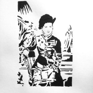 Femme à la robe noire