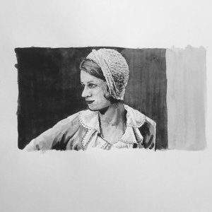 Femme profil gauche